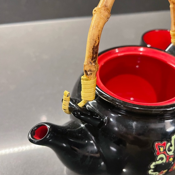 Vintage asian tea pot set - Picture 8 of 10